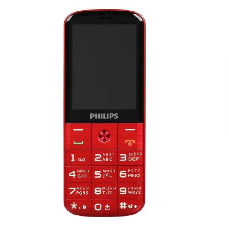 Мобильный телефон Philips E227 Xenium красный