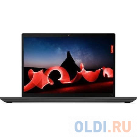 Ноутбук Lenovo ThinkPad T14 G4 Core i5 1335U 16Gb SSD512Gb Intel UHD Graphics 14" IPS WUXGA (1920x1200) Windows 11 Professional 64 black WiFi BT