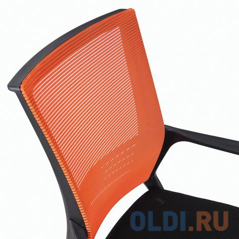 Кресло оператора BRABIX "Balance MG-320" чёрный оранжевый