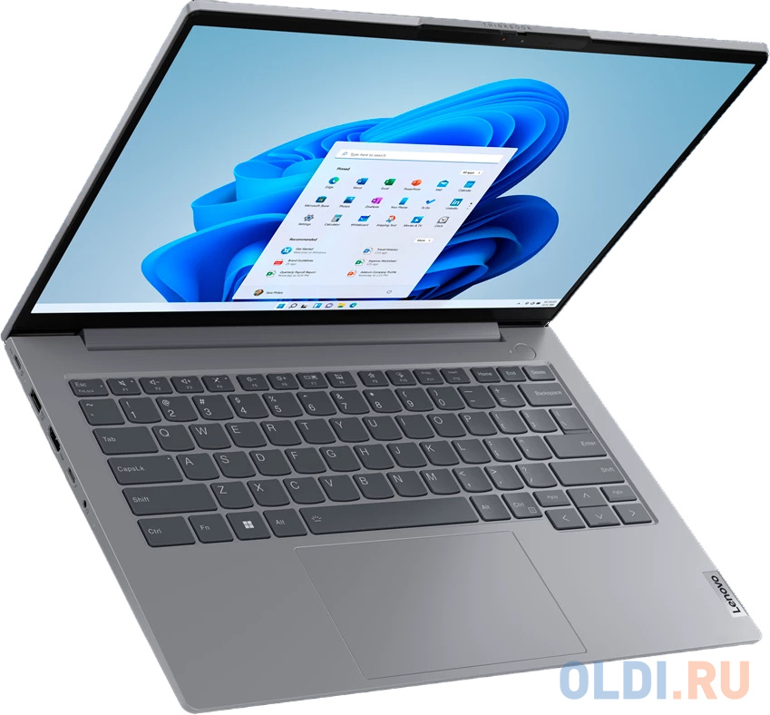 Ноутбук Lenovo Thinkbook 14 G6 IRL Core i5 13420H 8Gb SSD512Gb Intel UHD Graphics 14" IPS WUXGA (1920x1200) noOS grey WiFi BT Cam (21KG00T2EV)