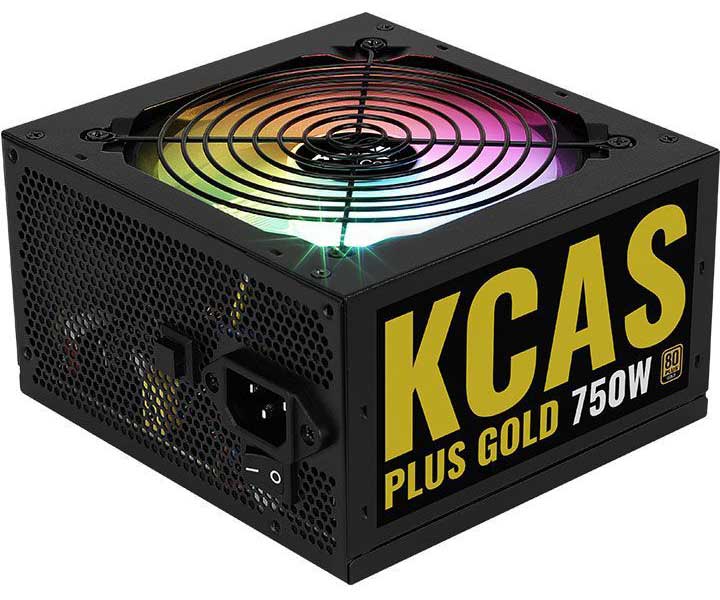 Блок питания Aerocool ATX 750W KCAS PLUS GOLD (KCAS PLUS 750G) в Москвe