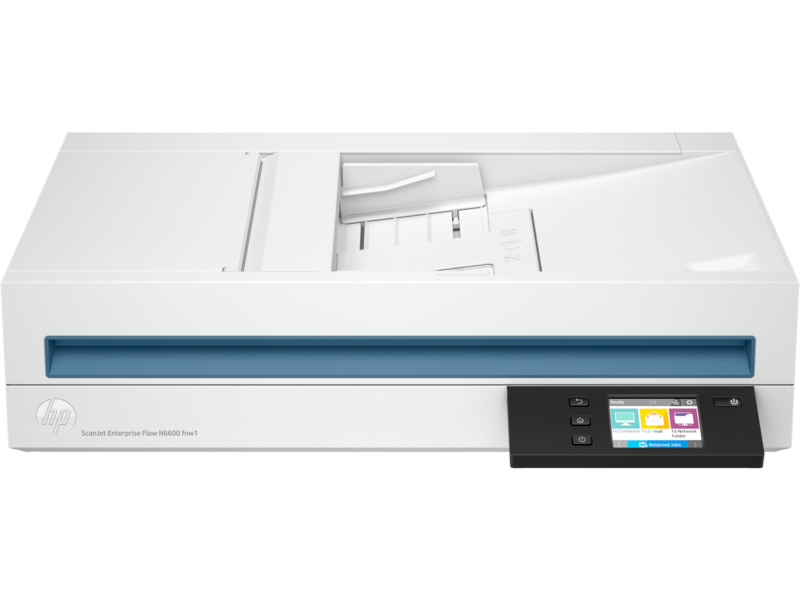 Сканер планшетный HP Enterprise Flow N6600fnw1, A4, CIS, 600x600dpi, ДАПД 100 листов, ч/б 50 стр/мин, 100 изоб/мин,цв. 50 стр/мин, 100 изоб/мин, 24 бит, 48 бит, сетевой, Wi-Fi, USB 3.0 (20G08A#B19)