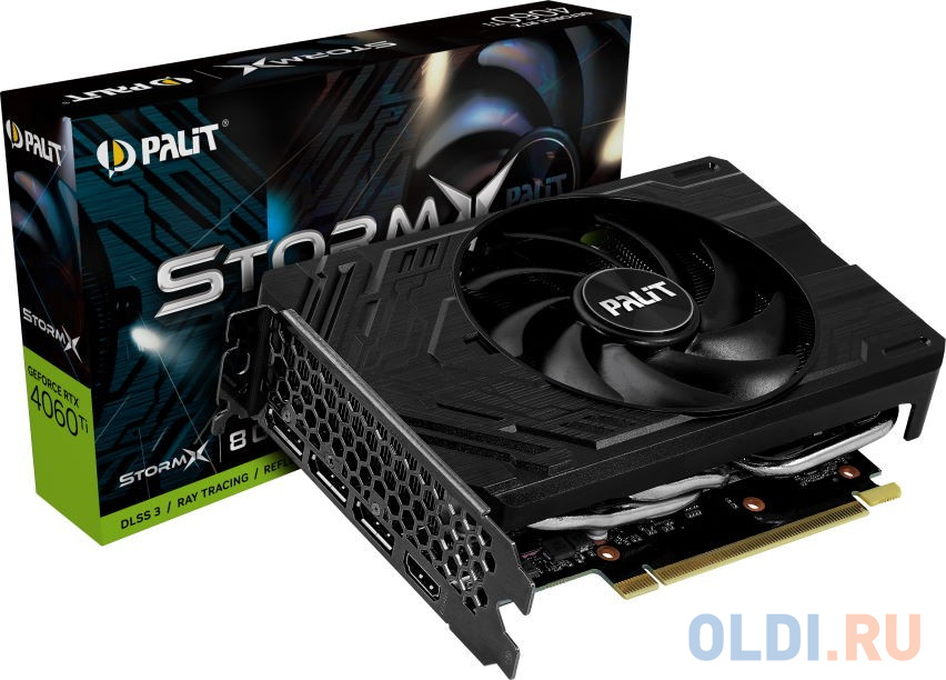 Видеокарта Palit nVidia GeForce RTX 4060 Ti StormX 8192Mb