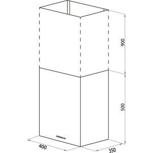 Вытяжка MAUNFELD Box Push 40 черный