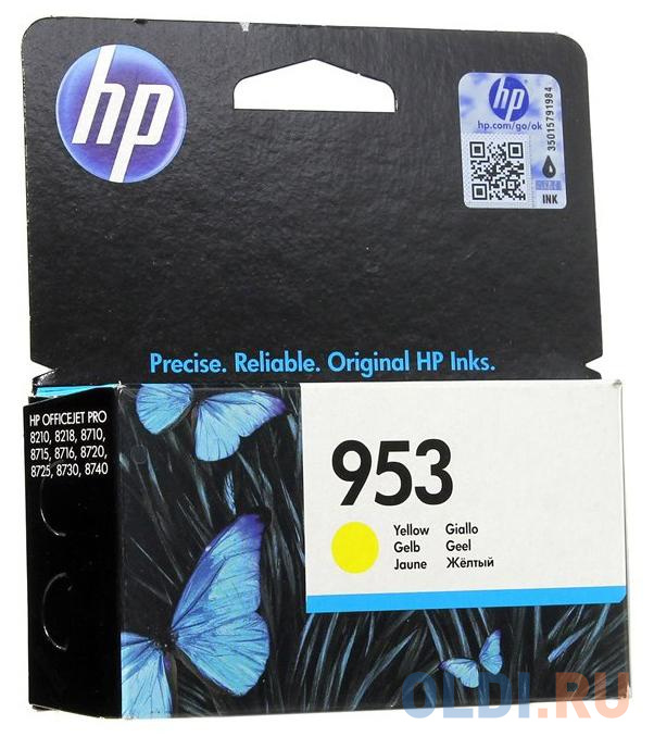 Картридж HP F6U14AE 700стр Желтый