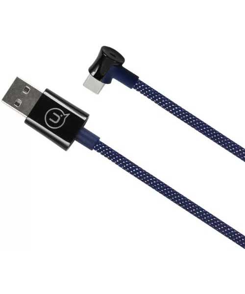 Дата-Кабель USAMS-U13 USB - Type-C, Smart Power-off, синий (SJ341USB03)