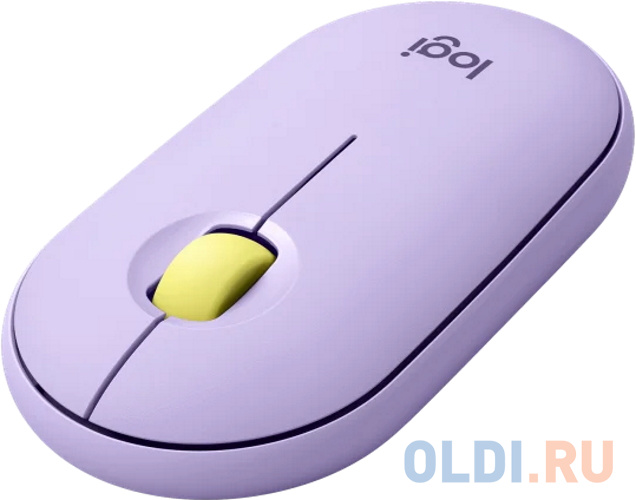 Мышь/ Logitech M350 Pebble Bluetooth Mouse - LAVENDER LEMONADE в Москвe