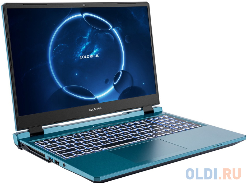 Ноутбук Colorful P15 23 Intel Core i5-12450H/16Gb/SSD512Gb/RTX 4050 6Gb/15.6&quot;/IPS/FHD/144Hz/NoOS/blue (A10003400452)