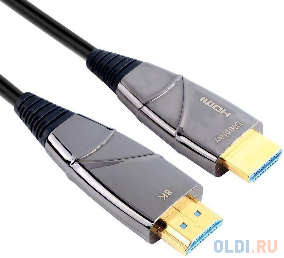 Кабель HDMI 20м VCOM Telecom D3743-20M круглый черный