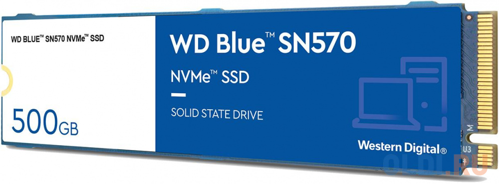 SSD жесткий диск M.2 2280 500GB BLUE WDS500G3B0C WDC в Москвe