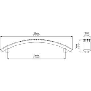 Ручка мебельная Siro 878-160ZN4