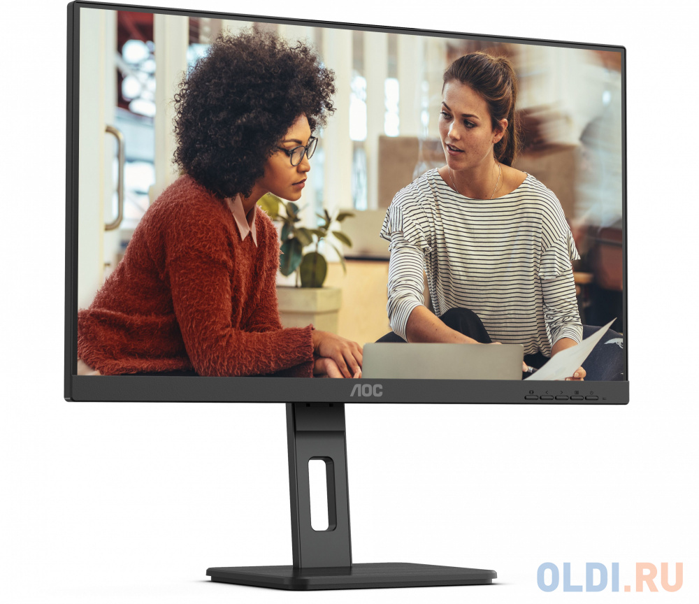 Монитор AOC 24" 24E3QAF черный IPS LED 16:9 HDMI M/M матовая HAS Piv 300cd 178гр/178гр 1920x1080 75Hz VGA DP FHD USB 4.45кг в Москвe