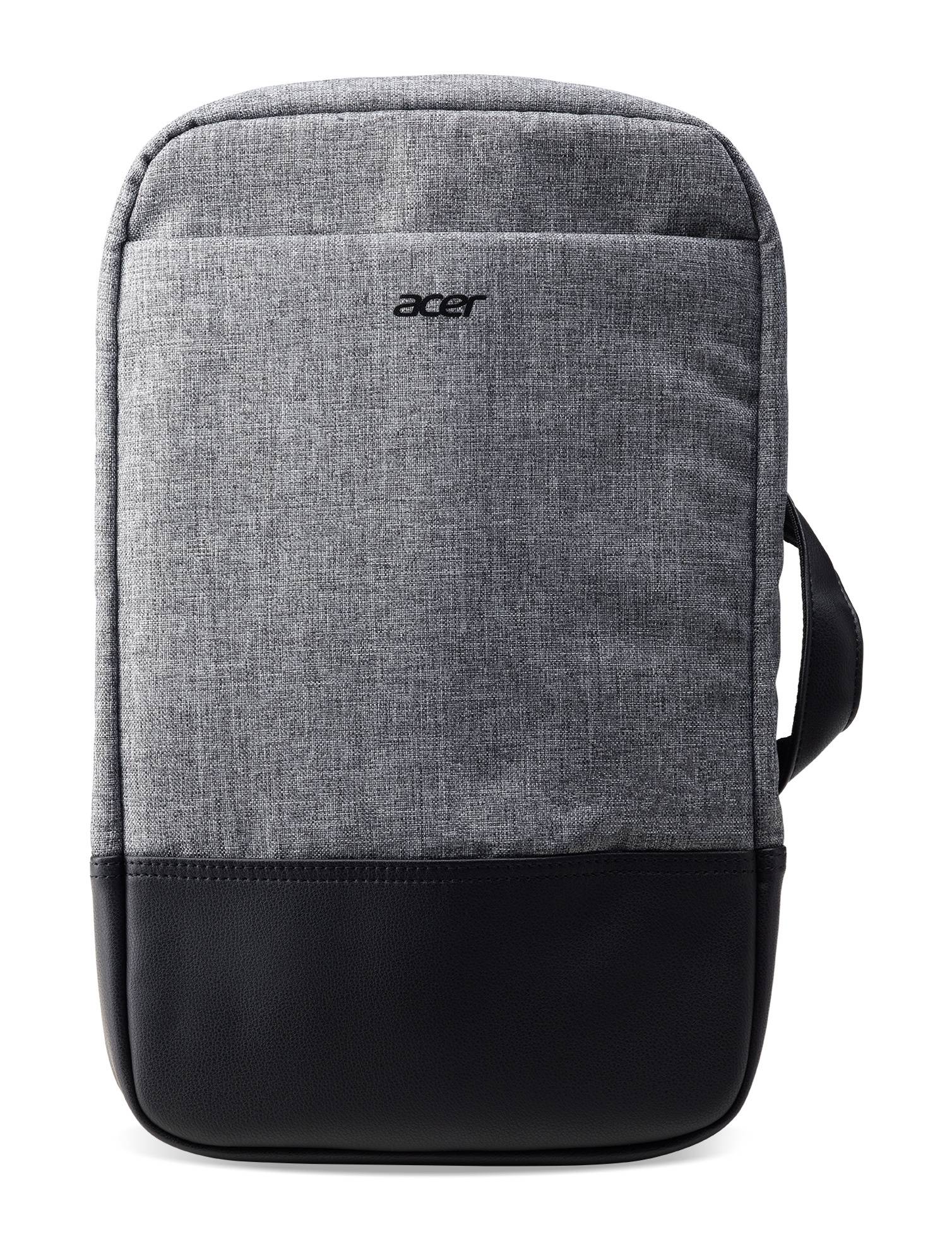 Рюкзак для ноутбука 14" Acer ABG810 3in1, полиэстер, серый/черный (NP.BAG1A.289)