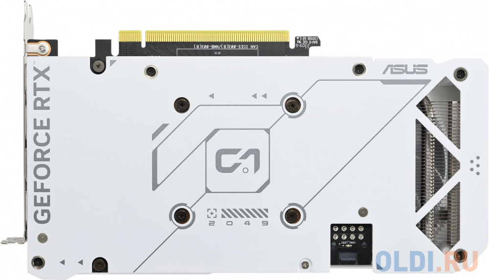 Видеокарта ASUS nVidia GeForce RTX 4060 Ti Dual White OC 8GB 8192Mb