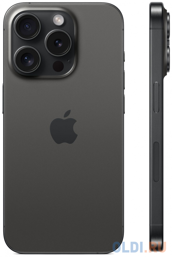 Смартфон Apple A3101 iPhone 15 Pro 512Gb черный титан моноблок 3G 4G 6.1" iOS 17 802.11 a/b/g/n/ac/ax NFC GPS