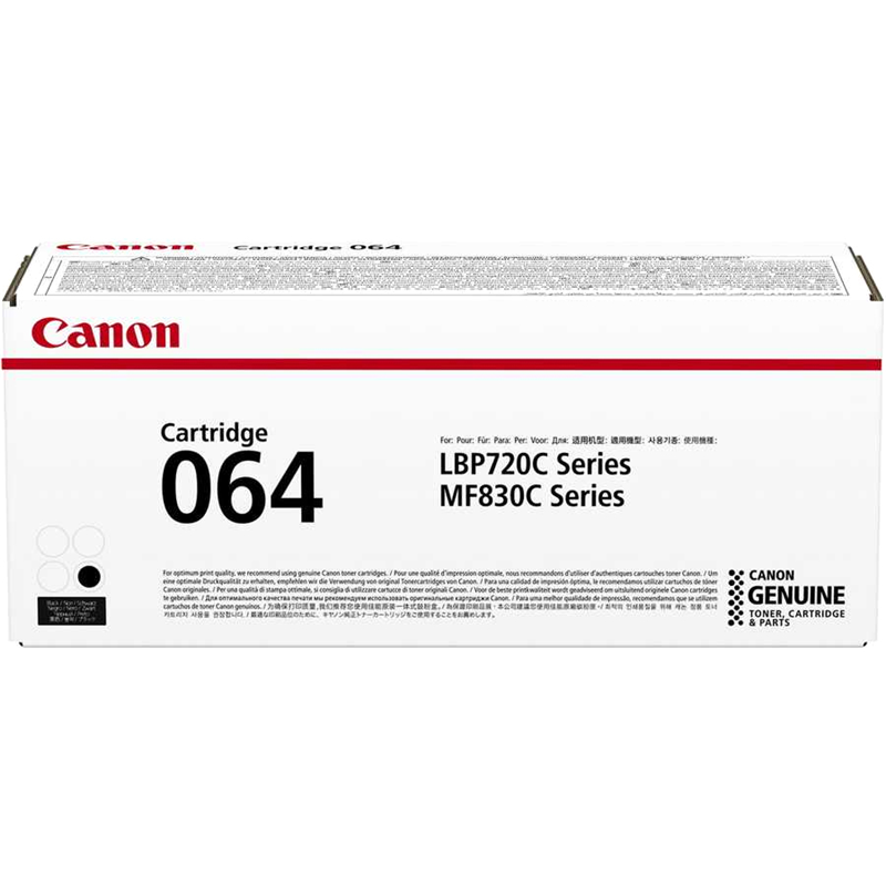 Картридж лазерный Canon 064/4937C001, черный, 6000 страниц, оригинальный для Canon MF832Cdw