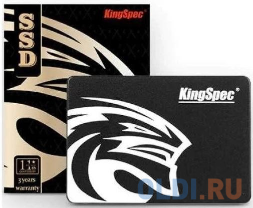 Твердотельный накопитель SSD 2.5" KingSpec 480Gb P4 Series <P4-480> (SATA3, up to 570/540MBs, 3D NAND, 100TBW)