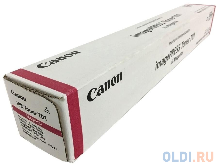 Тонер Canon T01 M 8068B001 пурпурный туба 1040гр. для копира IPC800