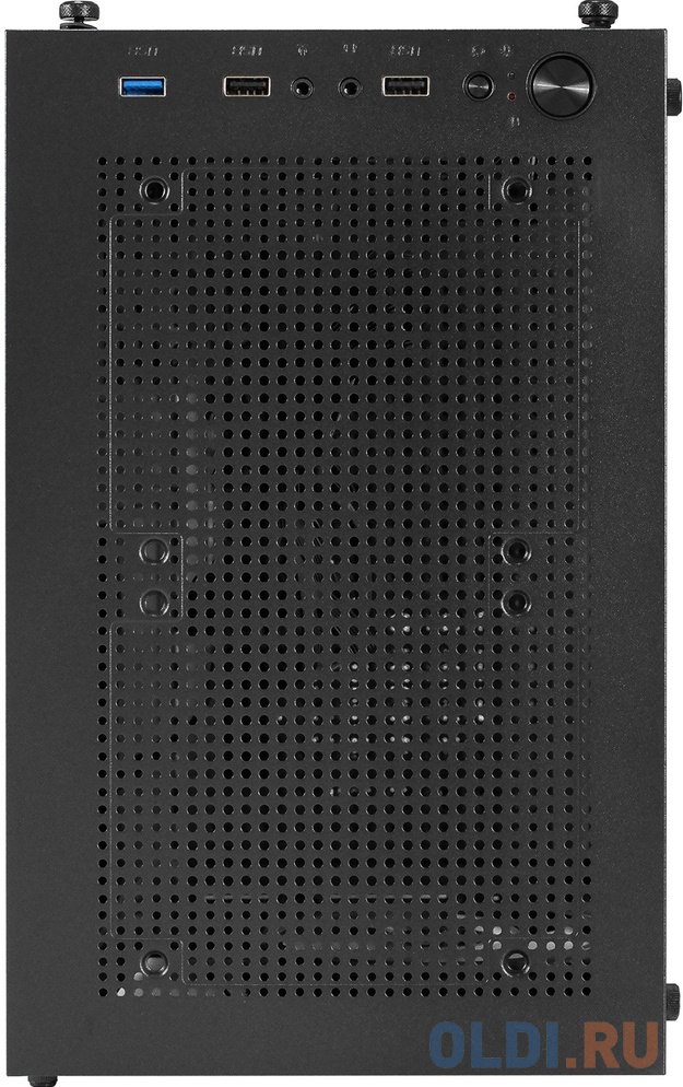 Корпус Miditower ExeGate i3 BASE-NPX500 (ATX, БП 500NPX с вент. 12 см, с окном, 1*USB+1*USB3.0, аудио, 4 вент. 12см с RGB подсветкой)