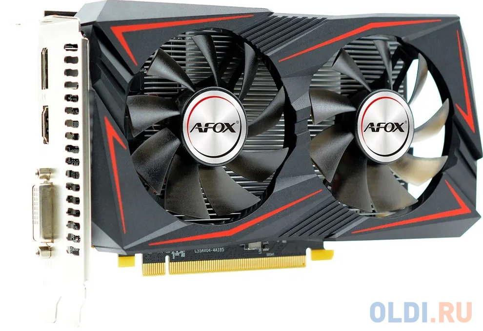 Видеокарта Afox RX550 4GB GDDR5 128bit DVI DP HDMI 2FAN RTL в Москвe