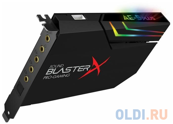 Звуковая карта Creative PCI-E BlasterX AE-5 Plus (BlasterX Acoustic Engine) 5.1 Ret в Москвe