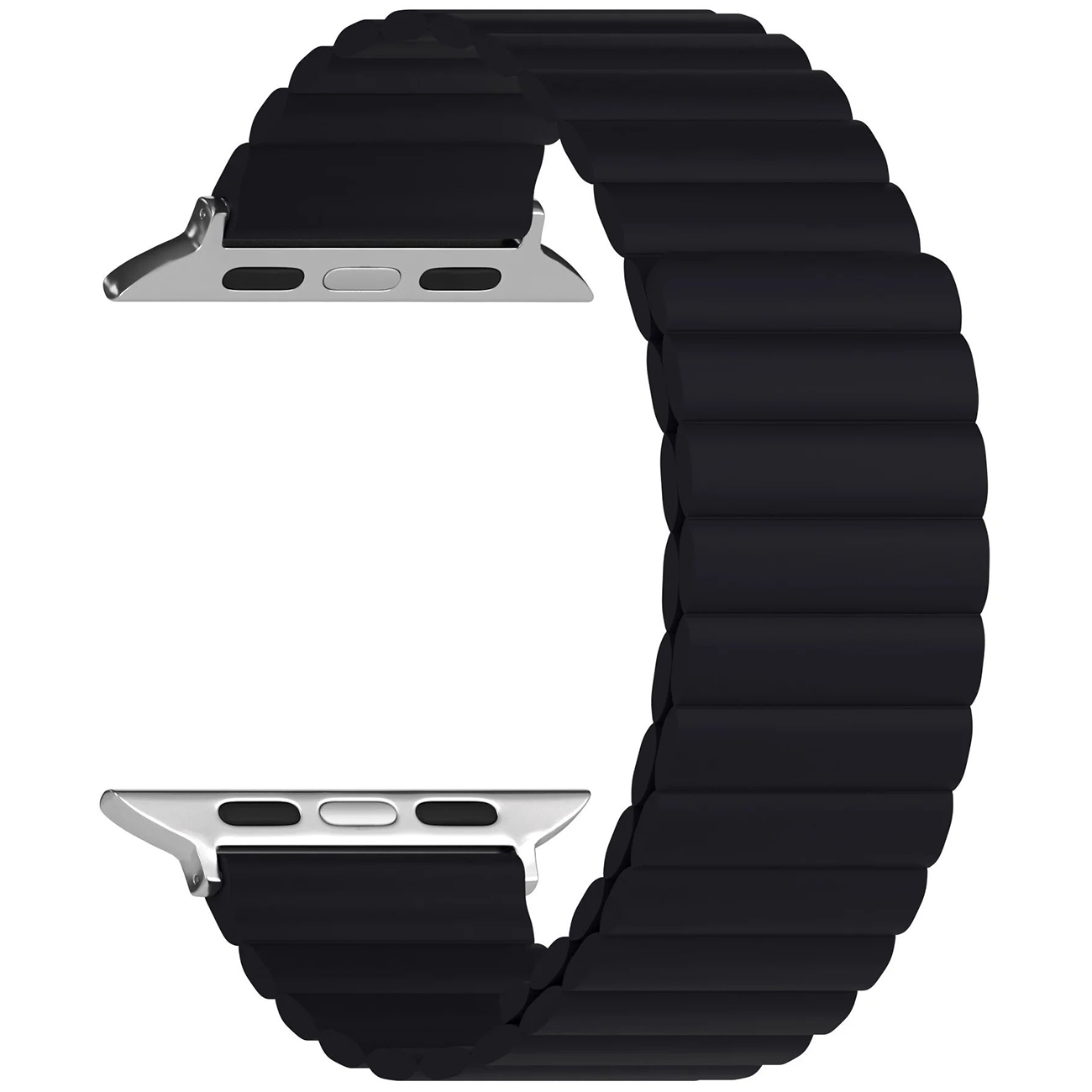 Ремешок Lyambda Acrux для Apple Watch, 38-40 мм, силиконовый, черный (DSJ-30-40-BK)