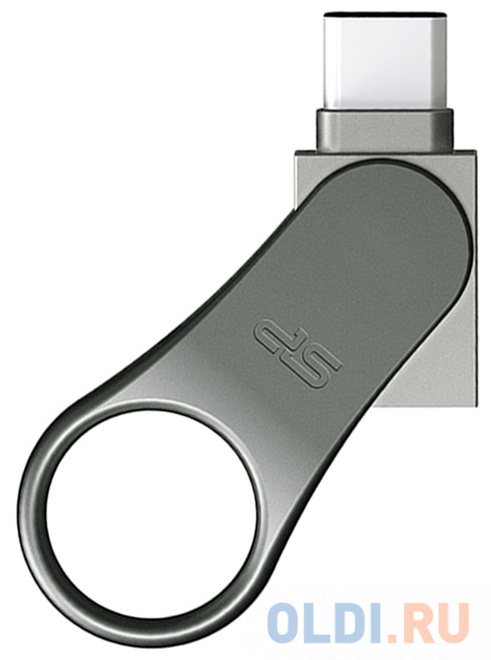 Внешний накопитель 16GB USB Drive <USB 3.0 Silicon Power Mobile C80 USB 3.0 + Type C (SP016GBUC3C80V1S)