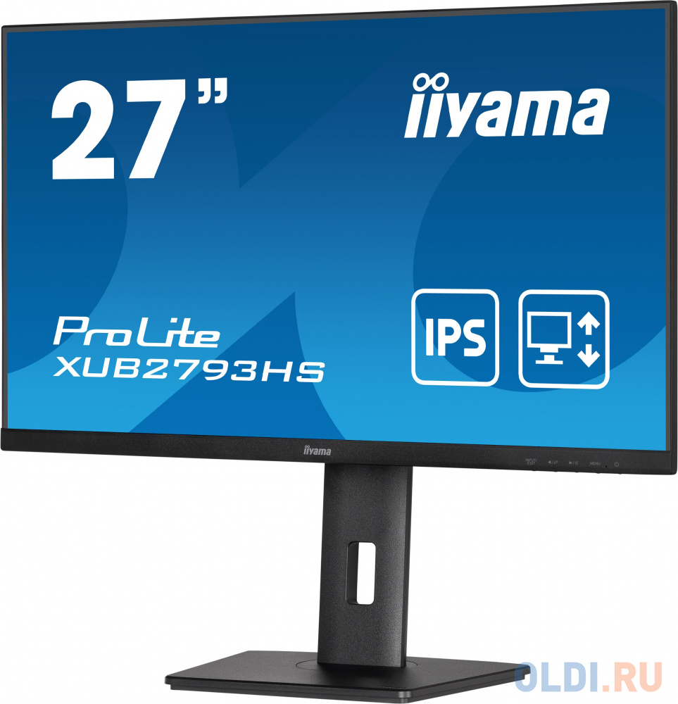 Монитор Iiyama 27" ProLite XUB2793HS-B5 черный IPS LED 16:9 HDMI M/M матовая HAS Piv 300cd 178гр/178гр 1920x1080 75Hz FreeSync DP FHD 6.7кг