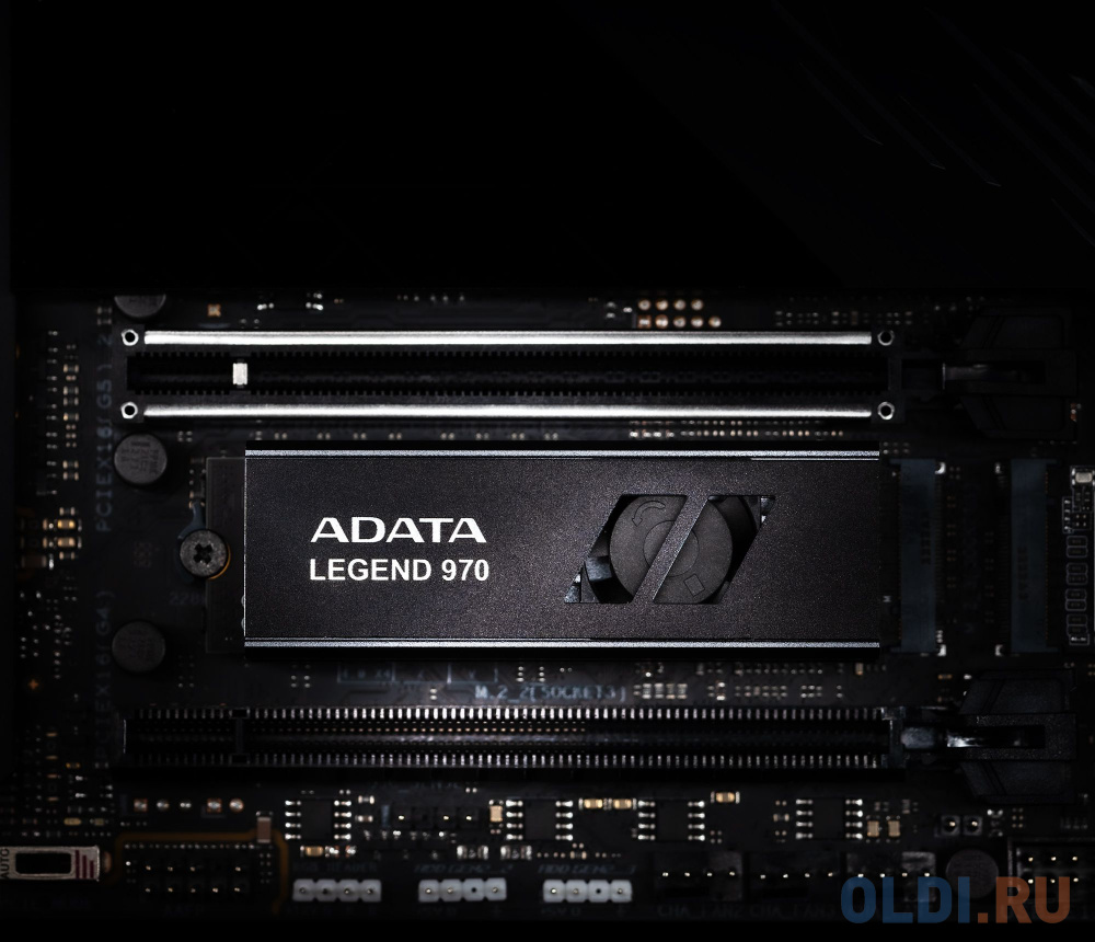 Твердотельный накопитель/ ADATA SSD LEGEND 970, 1000GB, M.2(22x80mm), NVMe 2.0, PCIe 5.0 x4, 3D NAND, R/W 9500/8500MB/s, IOPs 1 300 000/1 400 000, TBW