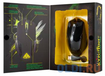 Мышь Oklick 765G black optical (1600dpi) USB Gaming (6but)