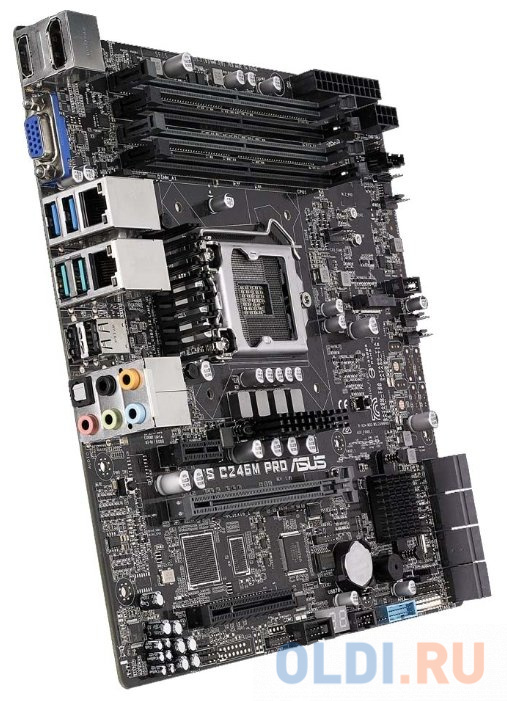 Материнская плата ASUS WS C246M PRO Socket 1151 Intel C246 4xDDR4 1xPCI-E 16x 1xPCI-E 1x 1xPCI-E 8x 8 uATX Retail 90SW00E0-M0EAY0