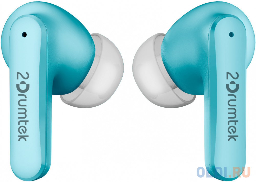 Гарнитура вкладыши A4Tech 2Drumtek B25 TWS синий беспроводные bluetooth в ушной раковине (B25 ICY BLUE)
