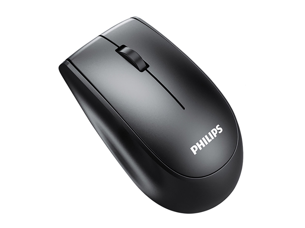 Мышь беспроводная Philips 3000, 1600dpi, Wireless/USB, Черный SPK7317