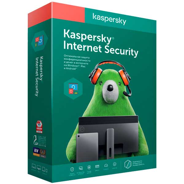 Антивирус Kaspersky KIS RU на 3 устройства на 1 год (KL1939RBCFS) Box в Москвe