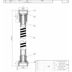 Душевой шланг Bravat 150 см, ПВХ, хром (P7233CP-RUS)