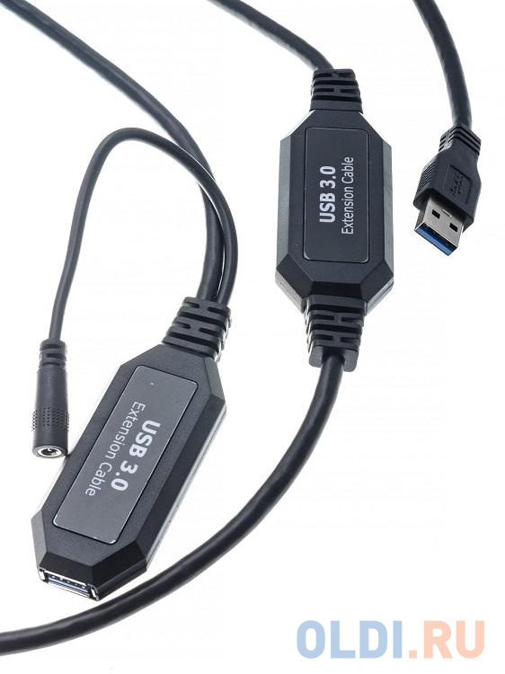 Кабель-адаптер USB3.0-repeater, удлинительный активный <Am-->Af> 10м VCOM <CU827>