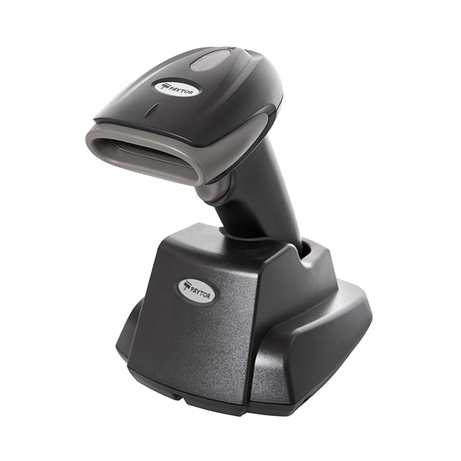 Сканер штрих-кода PayTor DS-1009, ручной, Area Image, USB, беспроводной, 2D, подставка, черный (DS-1009-UB1-11)
