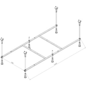 Каркас Am.Pm X-Joy для ванн 150х70 (W94A-150-070W-R)