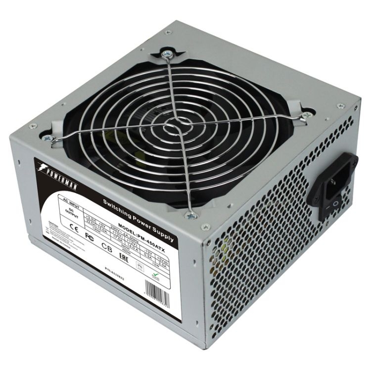 Блок питания Powerman 450W PM-450ATX (6115832) в Москвe