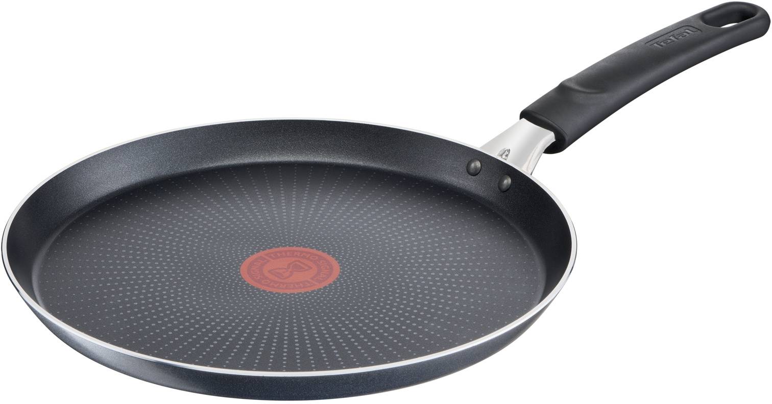 Сковорода блинная Tefal Force 4218522, 22см, черный, антипригарное покрытие, без крышки (9100048318) в Москвe