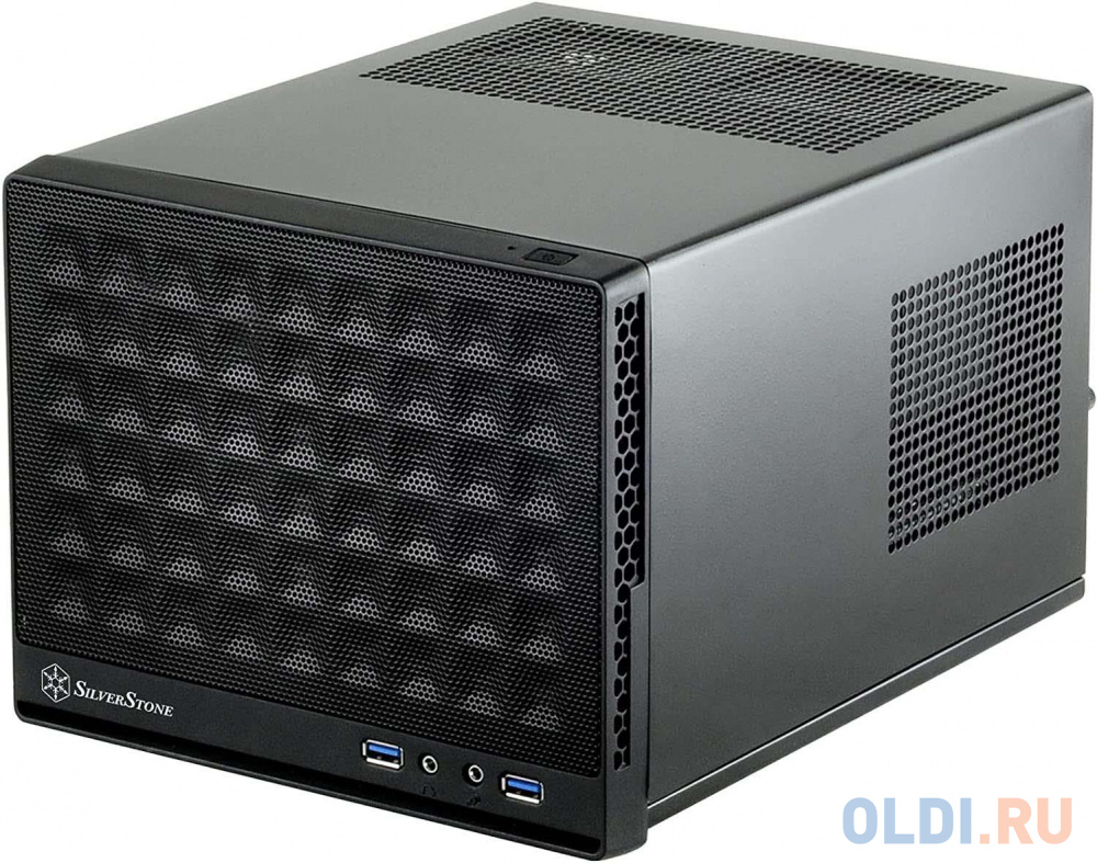 Корпус mini-ITX SilverStone SST-SG13B-C Без БП чёрный