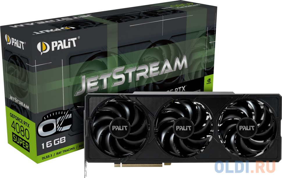 Видеокарта Palit nVidia GeForce RTX 4080 SUPER JetStream OC 16384Mb