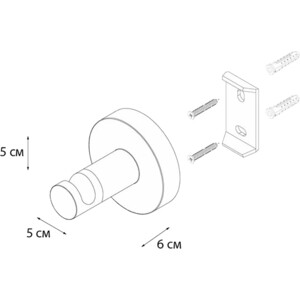 Крючок Fixsen Comfort Chrome хром (FX-85005) в Москвe