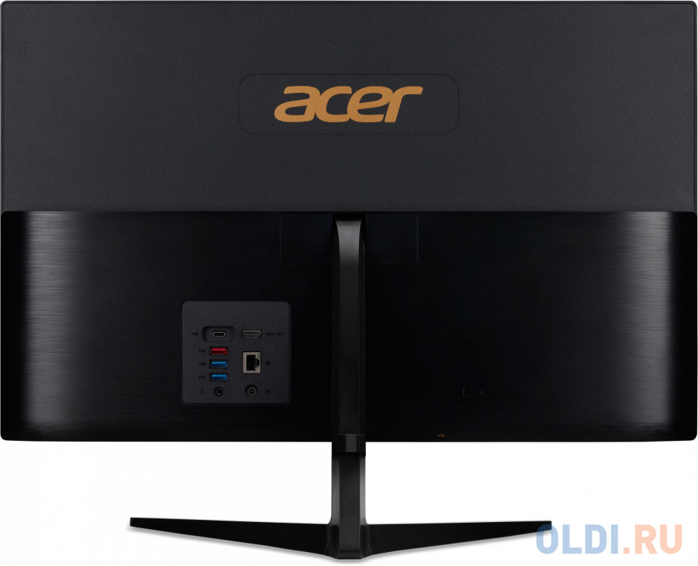 Моноблок Acer Aspire C24-1800 23.8" Full HD i5 1335U (3.4) 16Gb SSD512Gb Iris Xe CR Windows 11 GbitEth WiFi BT 65W клавиатура мышь Cam черный 192