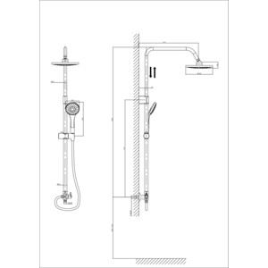 Душевой гарнитур Rush Bella хром (BL4535-111) в Москвe