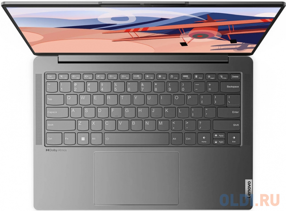 Ноутбук/ Lenovo Yoga Slim 6 14IAP8 14"(2240x1400 IPS)/Intel Core i5 1240P(1.7Ghz)/16384Mb/512SSDGb/noDVD/Int:Intel Iris Xe Graphics/Cam/BT/WiFi/6