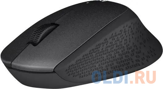 Мышь Logitech M331 Silent Plus черный оптическая (1000dpi) silent беспроводная USB (3but)