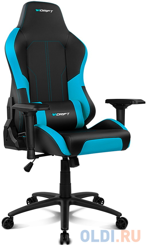Кресло для геймеров Drift DR250BL чёрный синий