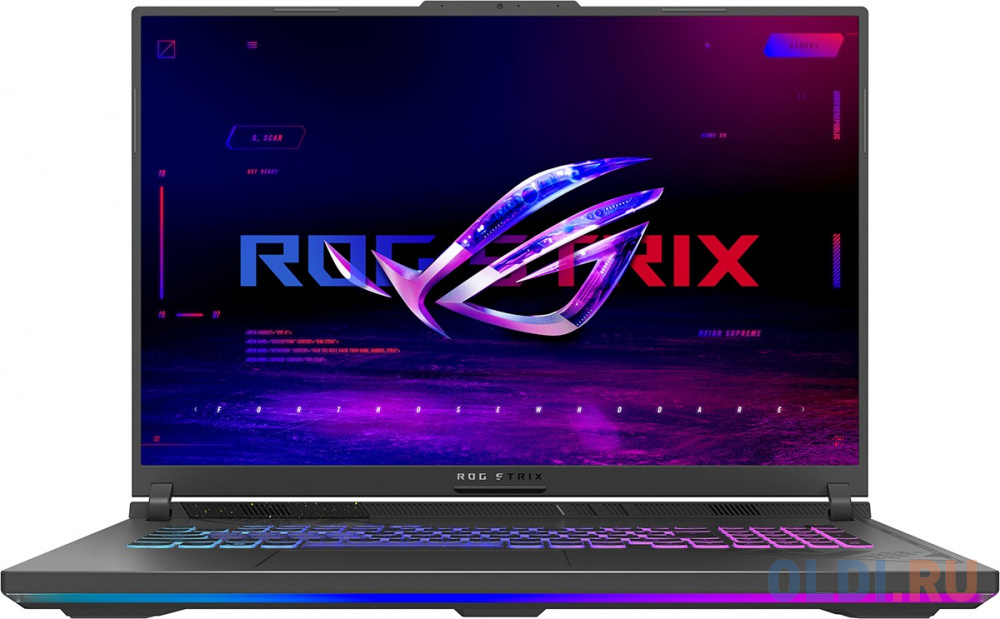 Ноутбук Asus ROG Strix G18 G814JI-N6157 Core i7 13650HX 16Gb SSD1Tb NVIDIA GeForce RTX4070 8Gb 18" IPS WQXGA (2560x1600) noOS grey WiFi BT Cam (9