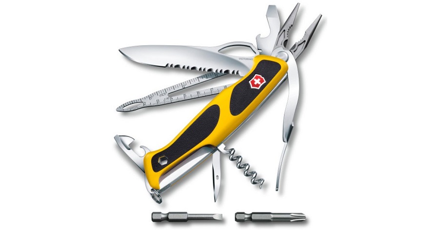 Нож Victorinox RangerGrip Boatsman 0.9798.MWC8 Yellow-Black в Москвe